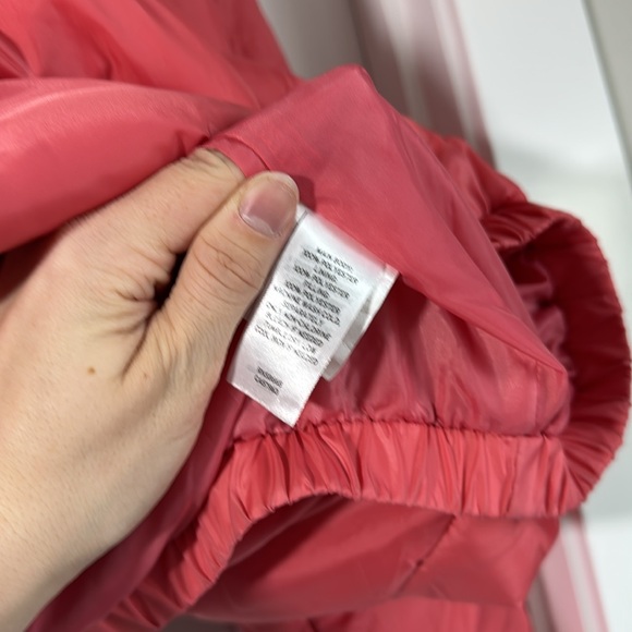 Abound Coral Rose Cropped Puffer Jacket Size 1X - Picture 4 of 6